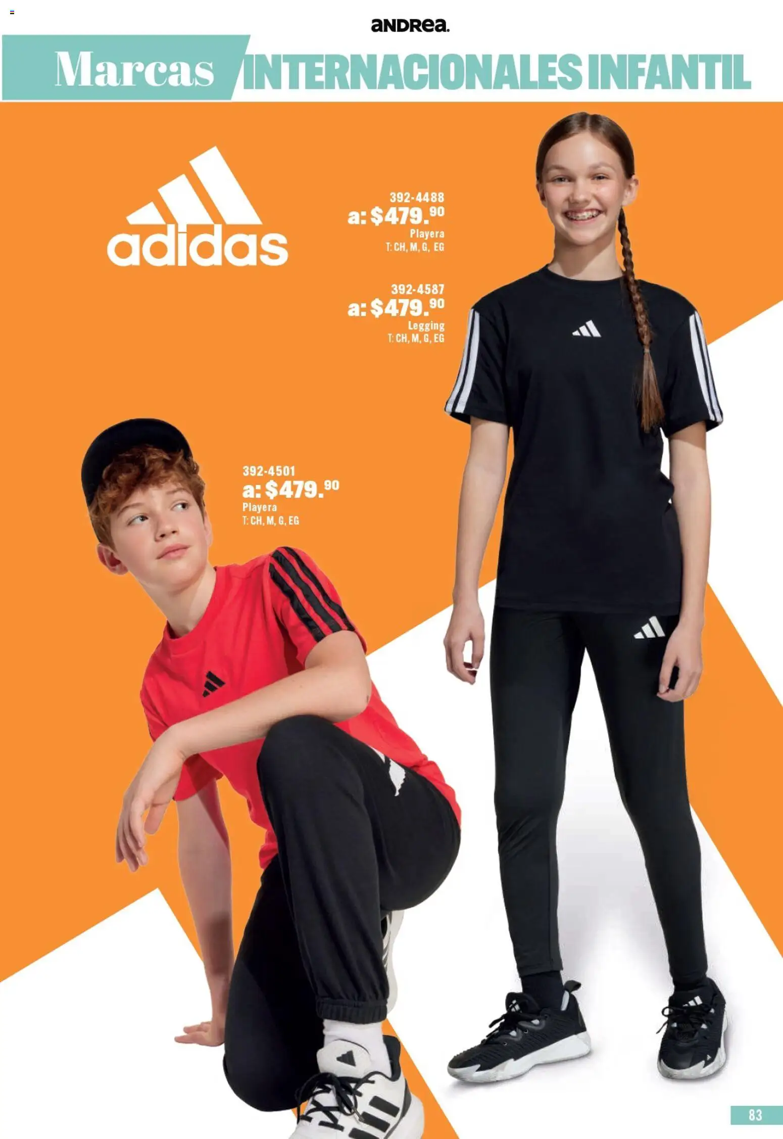 Nuevas ofertas de Andrea válidas en toda la República Mexicana desde el 05/07/2026. ¡Encuentra las mejores ofertas en Andrea catálogo Especial! | Página: 83 | Productos: Playera