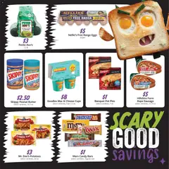 Preview of Fareway weekly ads valid from 09/28/2026 | Page: 10 | Products: Butter, Eggs, Peanut butter, Snickers