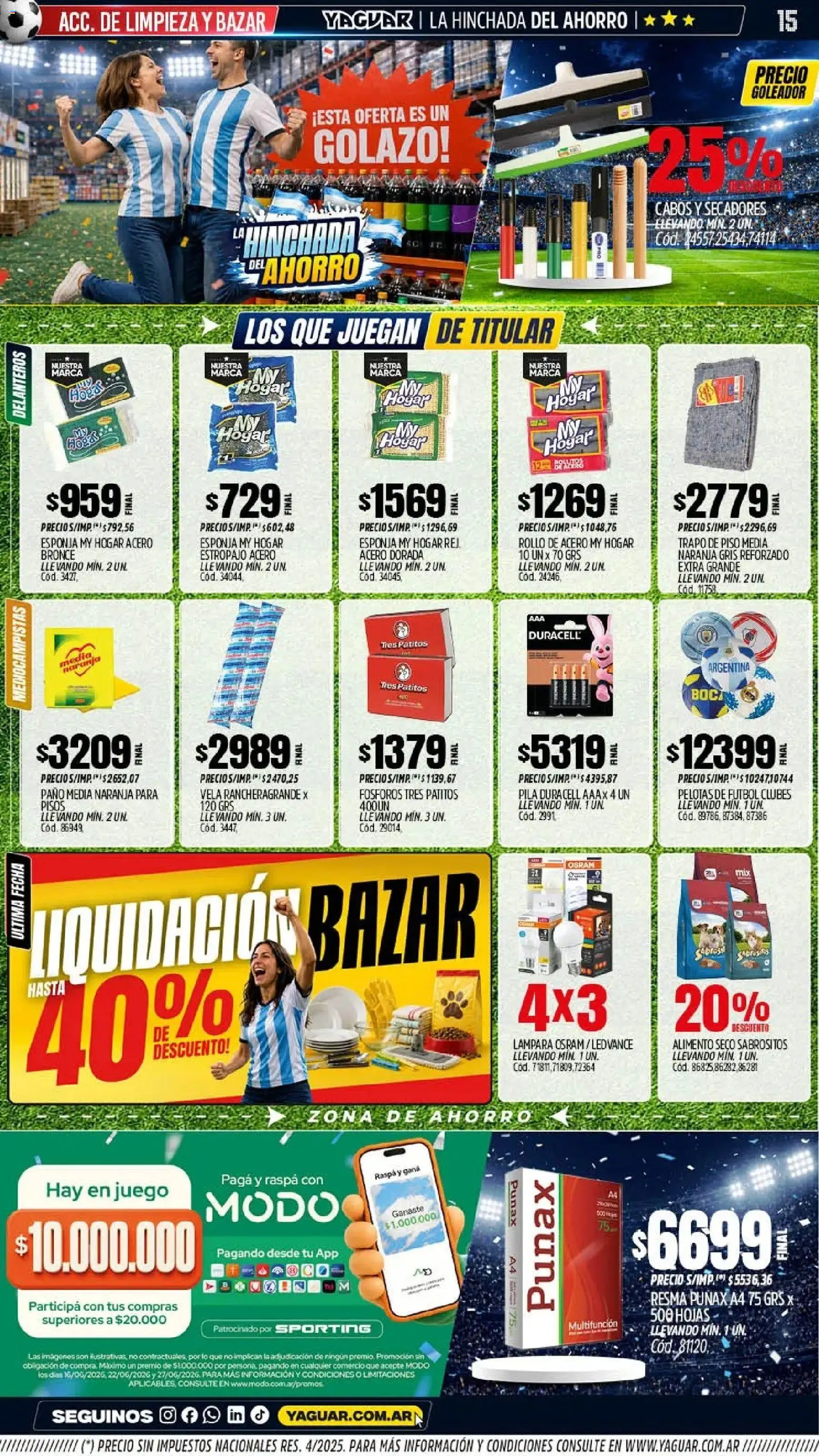 Yaguar - Oferta Semanal Chaco │ válido desde el 22/06/2026 | Página: 14