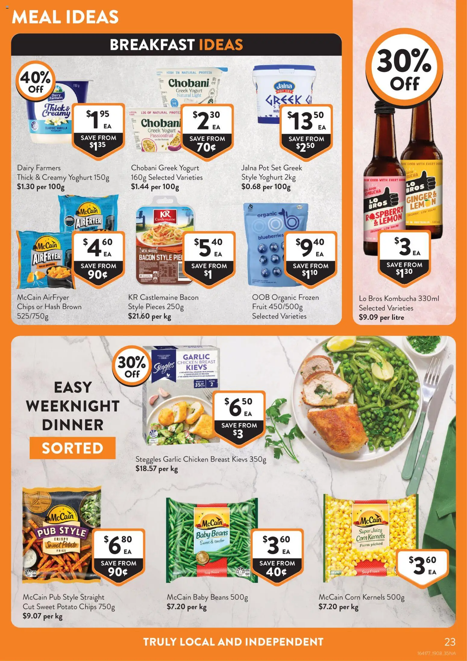 Foodworks catalogue - valid from 18/08/2026 | Page: 23 | Products: Corn, Light, Dairy, Greek yogurt