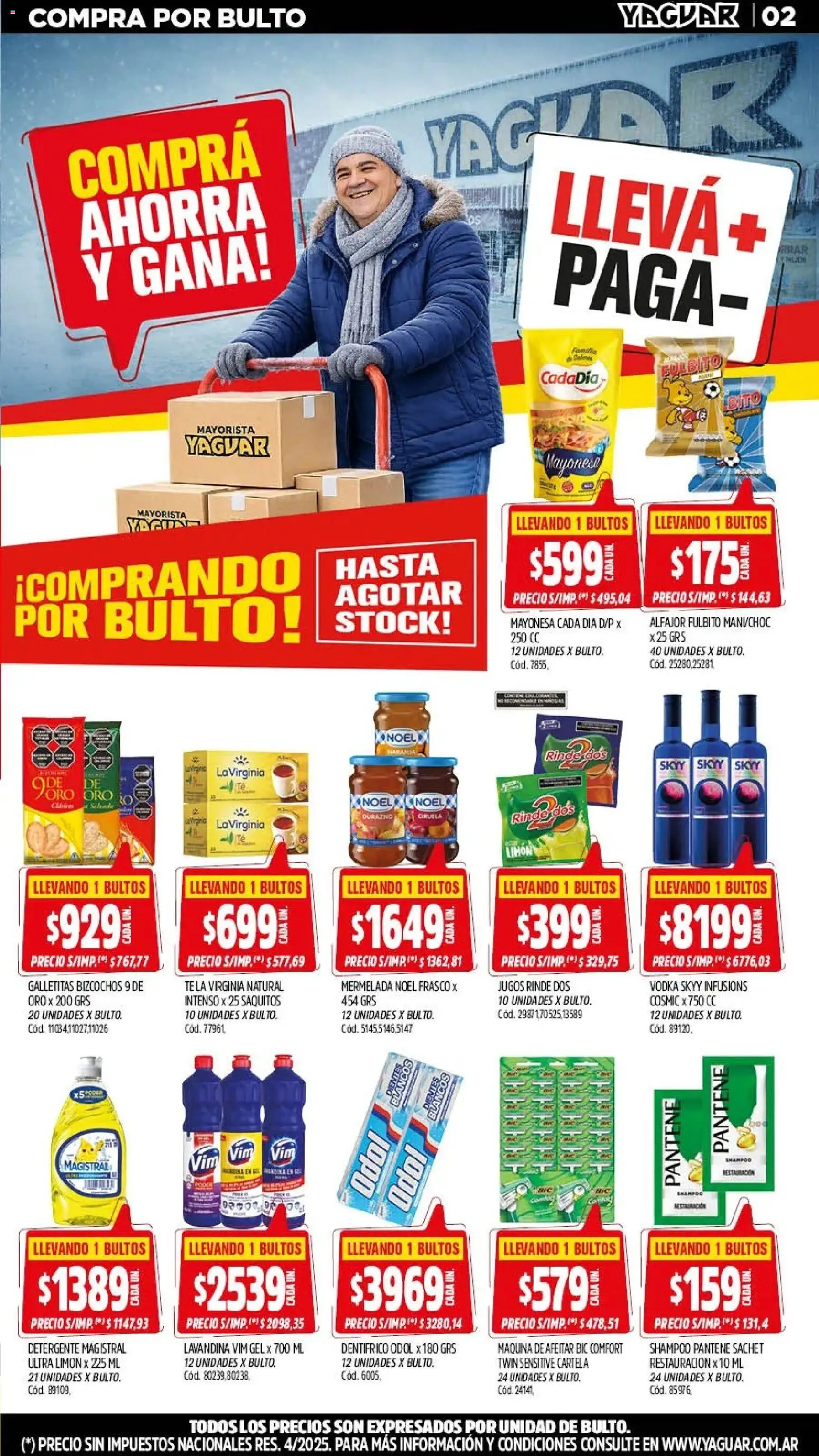 Yaguar - Oferta Semanal Santa Fé │ válido desde el 20/07/2026 | Página: 2 | Productos: Vodka, Detergente, Limón, Mermelada