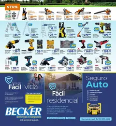 Lojas Becker ofertas Maio  - Pré-Visualização do folheto da loja Lojas Becker, válido de 01.05.2026 | Página: 7 | Produtos: Soquetes, Furadeira, Parafusadeira, Esmerilhadeira