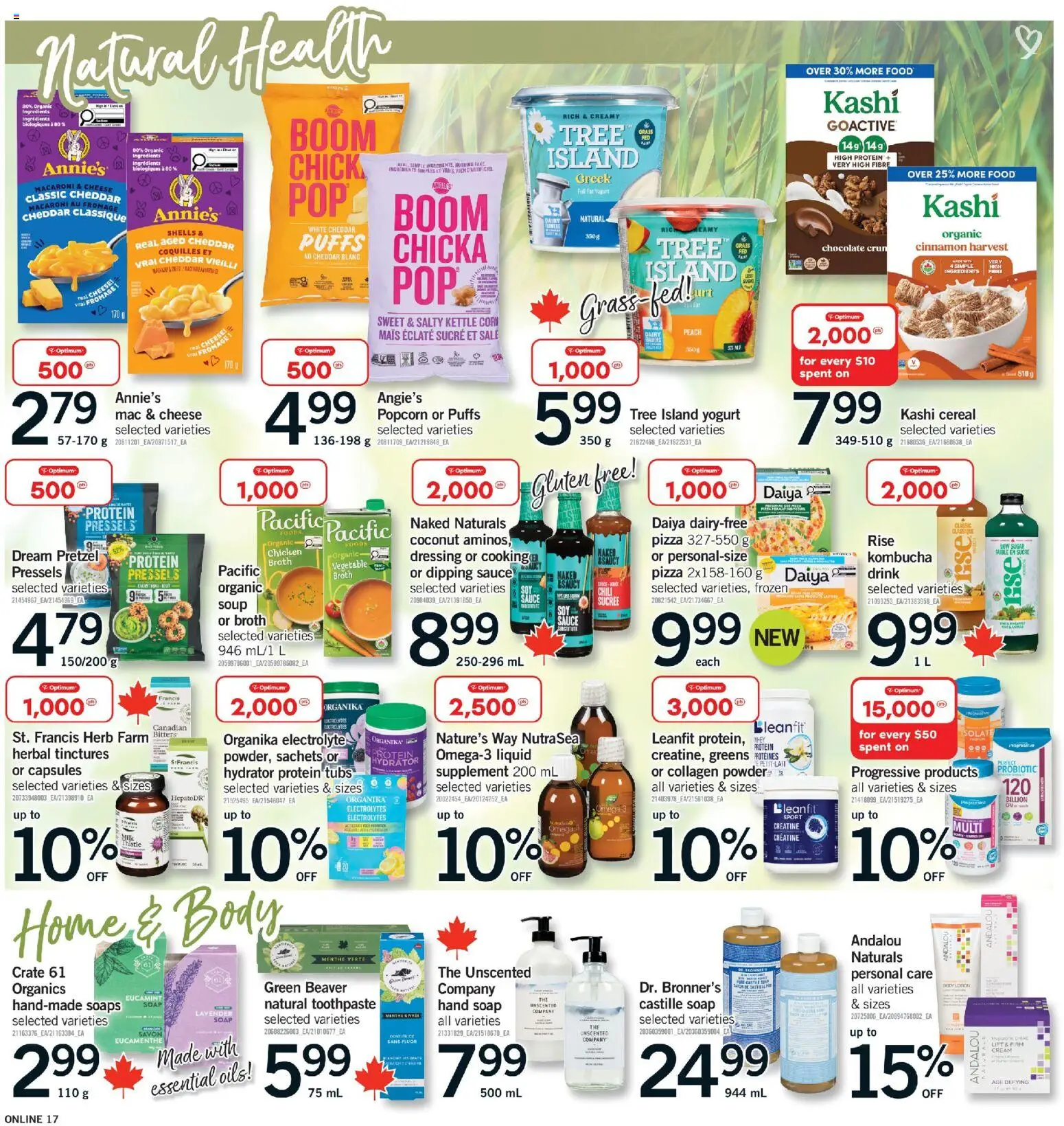 Fortinos flyer valid from Aug 13, 2026 | Page: 16 | Products: Cream, Sugar, Dressing, Chocolate