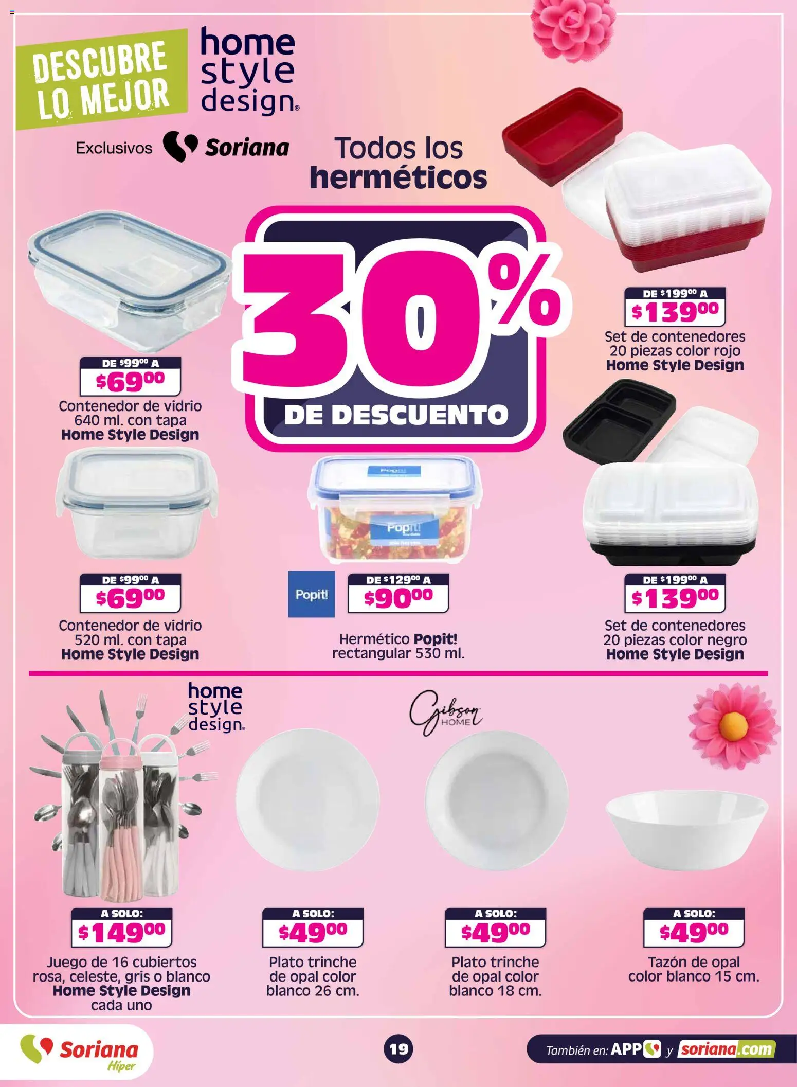 Nuevas ofertas de Soriana válidas en toda la República Mexicana desde el 30.04.2026. ¡Encuentra las mejores ofertas en Soriana A mamá la apoyamos con todo Híper Nacional! | Página: 20 | Productos: Juego, Contenedor