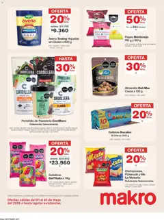 Makro catálogo -  Vista previa de la revista de la tienda Makro valido desde el 01.05.2026 | Página: 13 | Productos: Almendra, Crema, Galletas, Chocolate