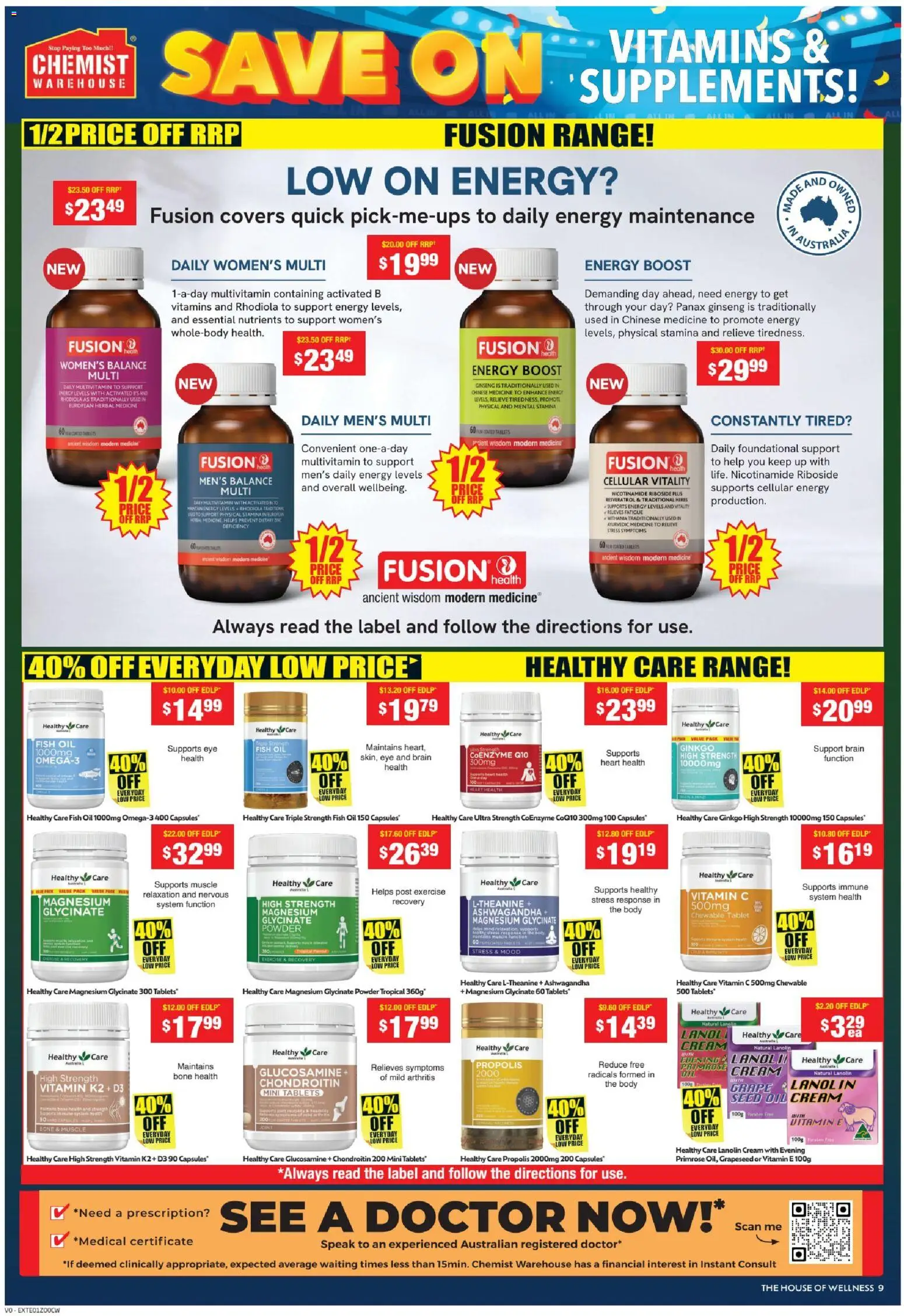 Chemist Warehouse catalogue - valid from 07/09/2026 | Page: 9 | Products: Oil, Herbs, Cream, Fish oil