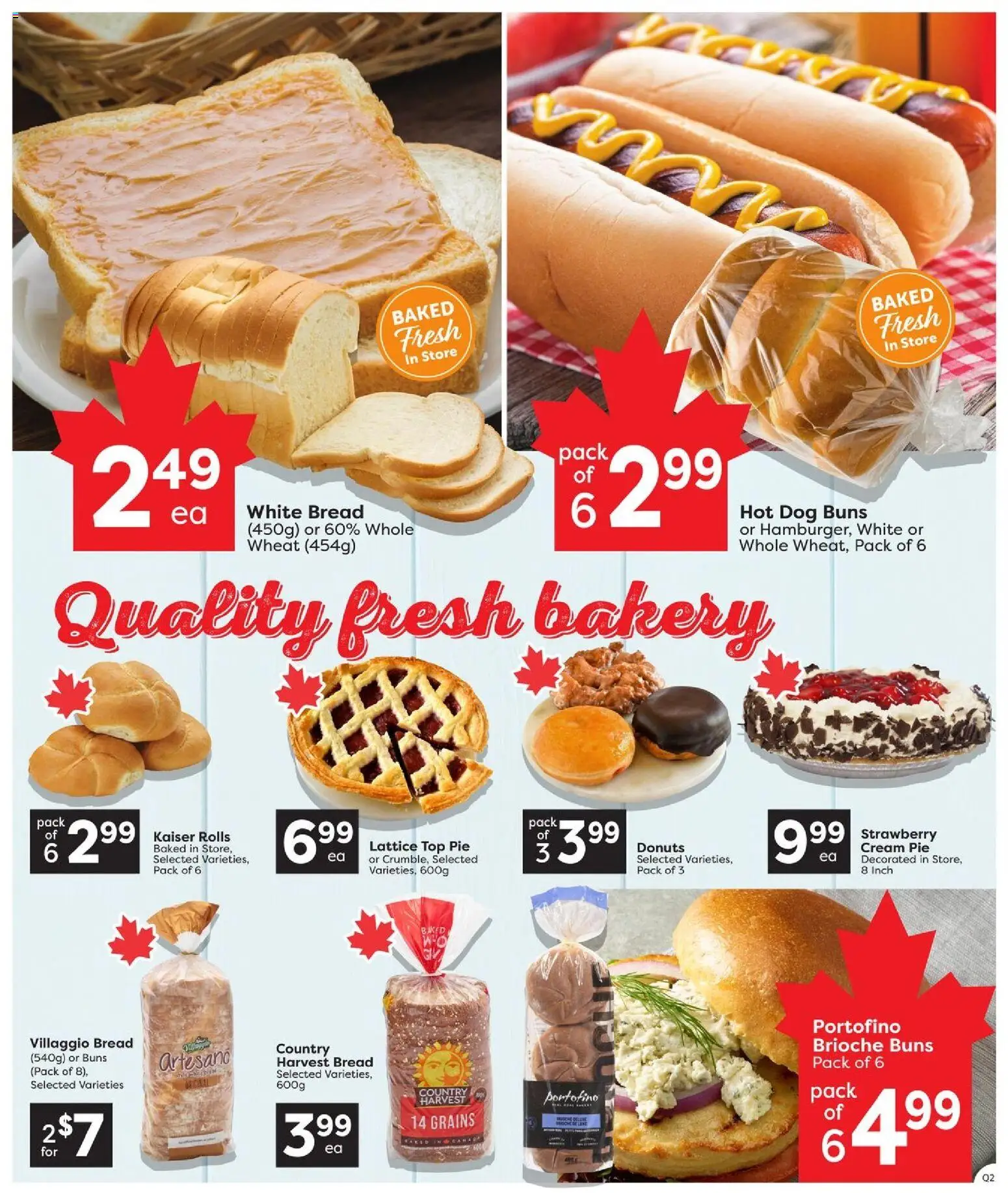 Quality Foods flyer valid from Jun 25, 2026 | Page: 6 | Products: Cream, Bakery, Bread