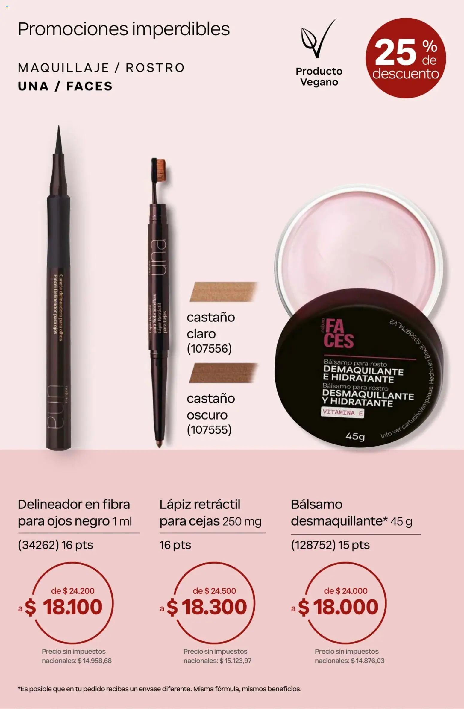 Catálogo Natura Ciclo 10 │ válido desde el 30/06/2026 | Página: 49 | Productos: Maquillaje, Pincel, Desmaquillante, Bálsamo