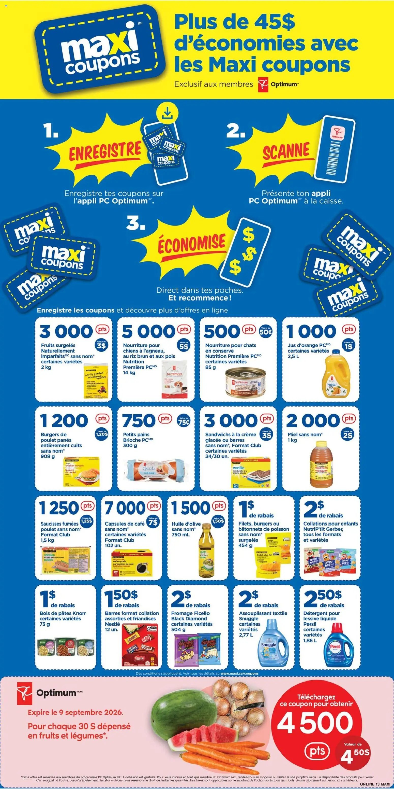 Maxi flyer valid from Aug 27, 2026 | Page: 18