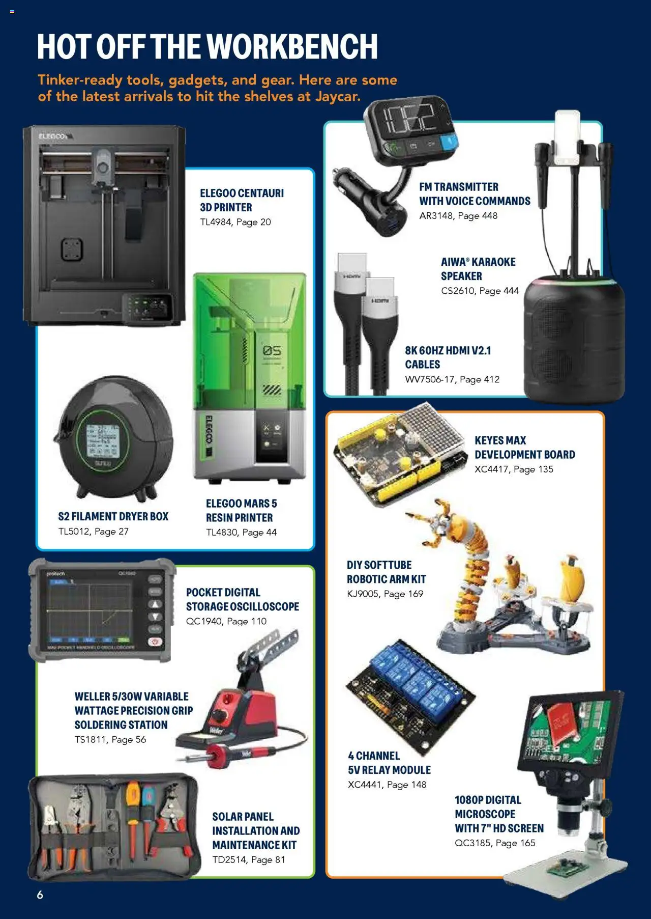 Jaycar catalogue - valid from 09/07/2025 | Page: 6 | Products: Box, Digital, Printer, Dryer