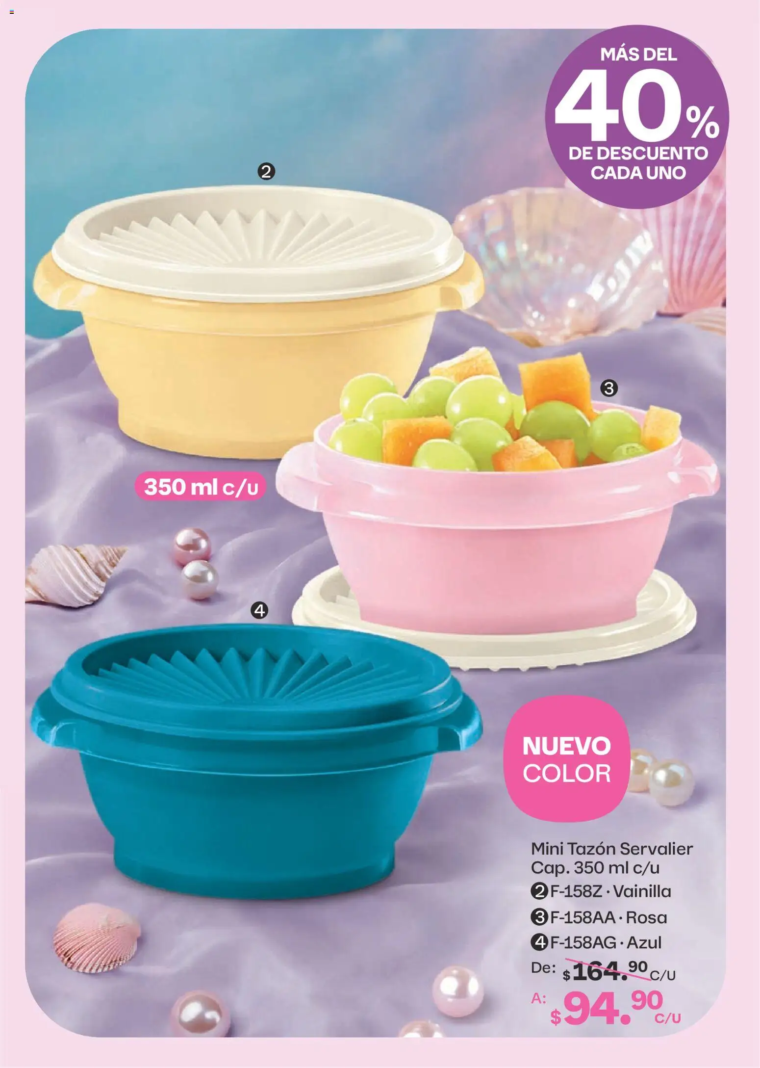 Nuevas ofertas de Tupperware válidas en toda la República Mexicana desde el 07/09/2026. ¡Encuentra las mejores ofertas en Tupperware catálogo! | Página: 23 | Productos: Vainilla