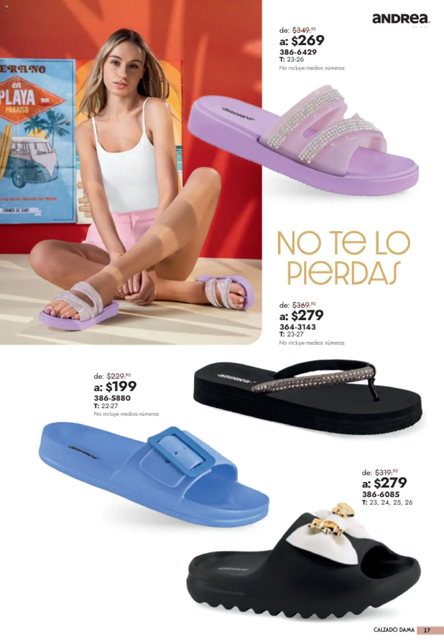 Nuevas ofertas de Andrea válidas en toda la República Mexicana desde el 26/07/2026. ¡Encuentra las mejores ofertas en Andrea catálogo Outlet! | Página: 27