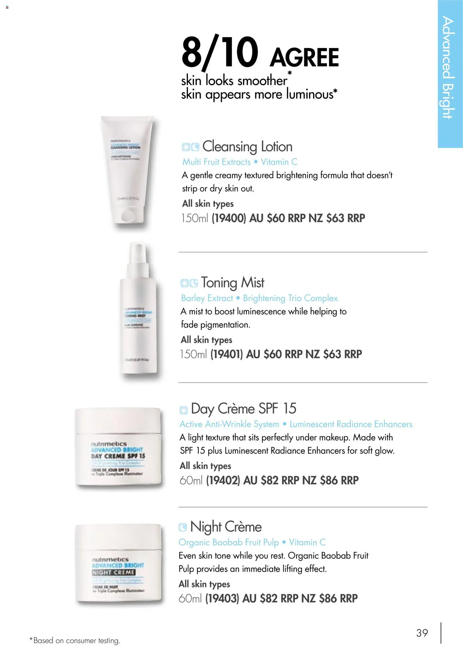 Nutrimetics catalogue - valid from 01/09/2026 | Page: 39 | Products: Light, Lotion, Fruit, Strip