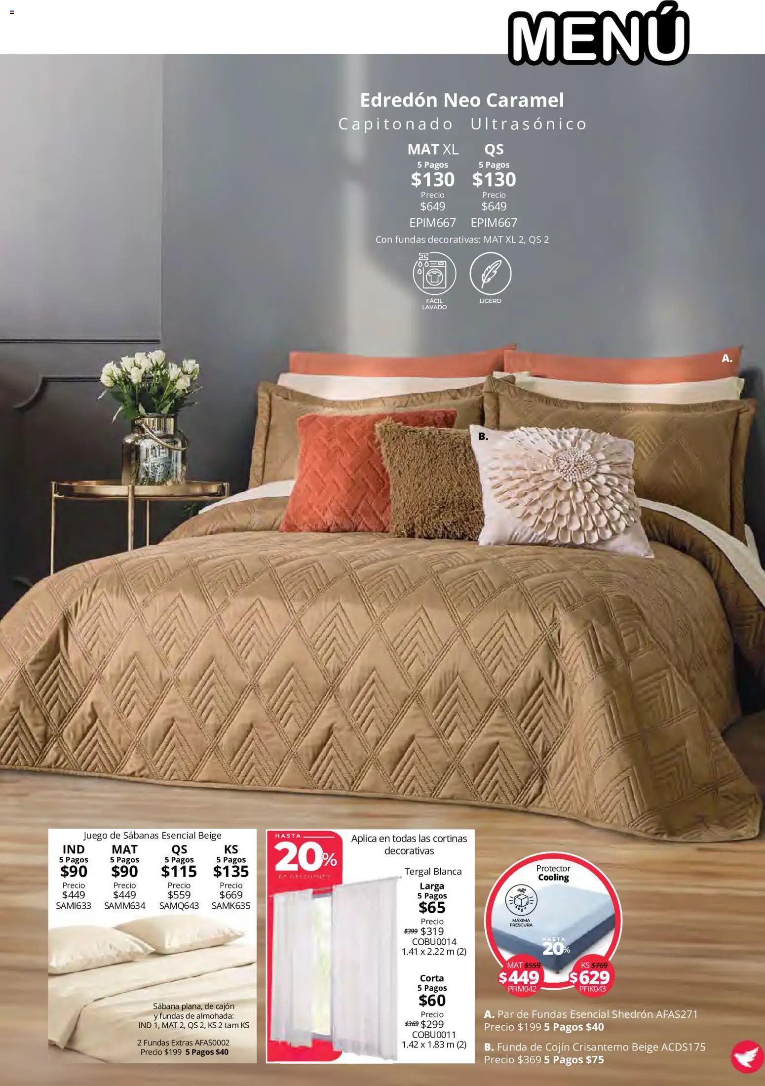 Nuevas ofertas de Colchas Concord válidas en toda la República Mexicana desde el 15/10/2026. ¡Encuentra las mejores ofertas en Colchas Concord catálogo! | Página: 41