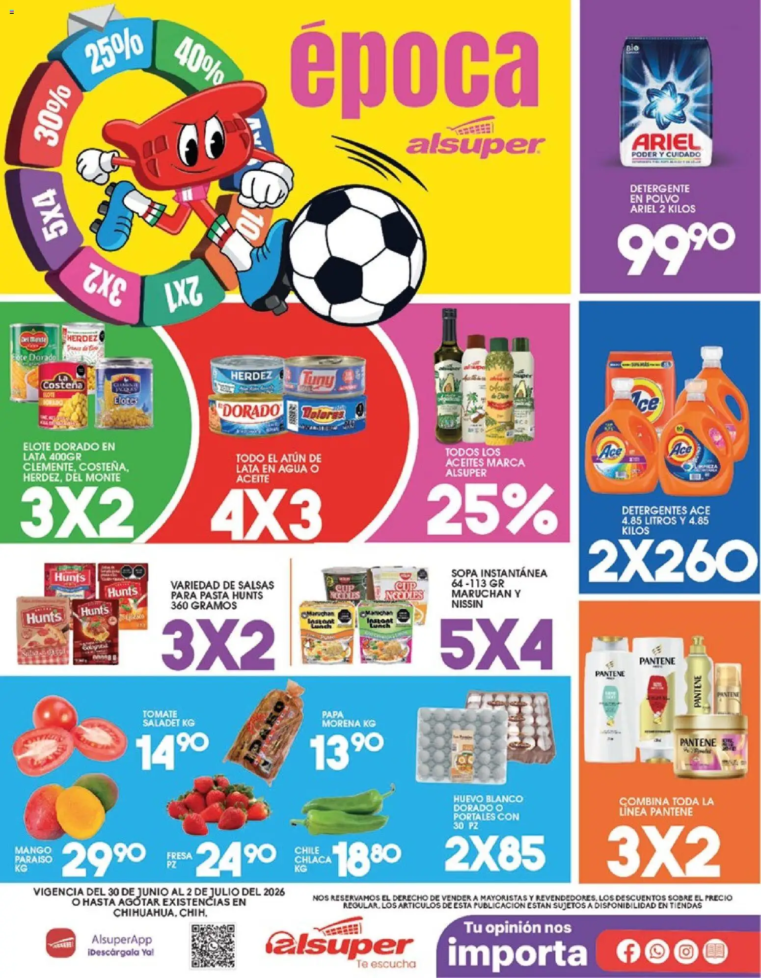 Nuevas ofertas de Alsuper válidas en toda la República Mexicana desde el 30/06/2026. ¡Encuentra las mejores ofertas en Alsuper folleto! | Página: 1