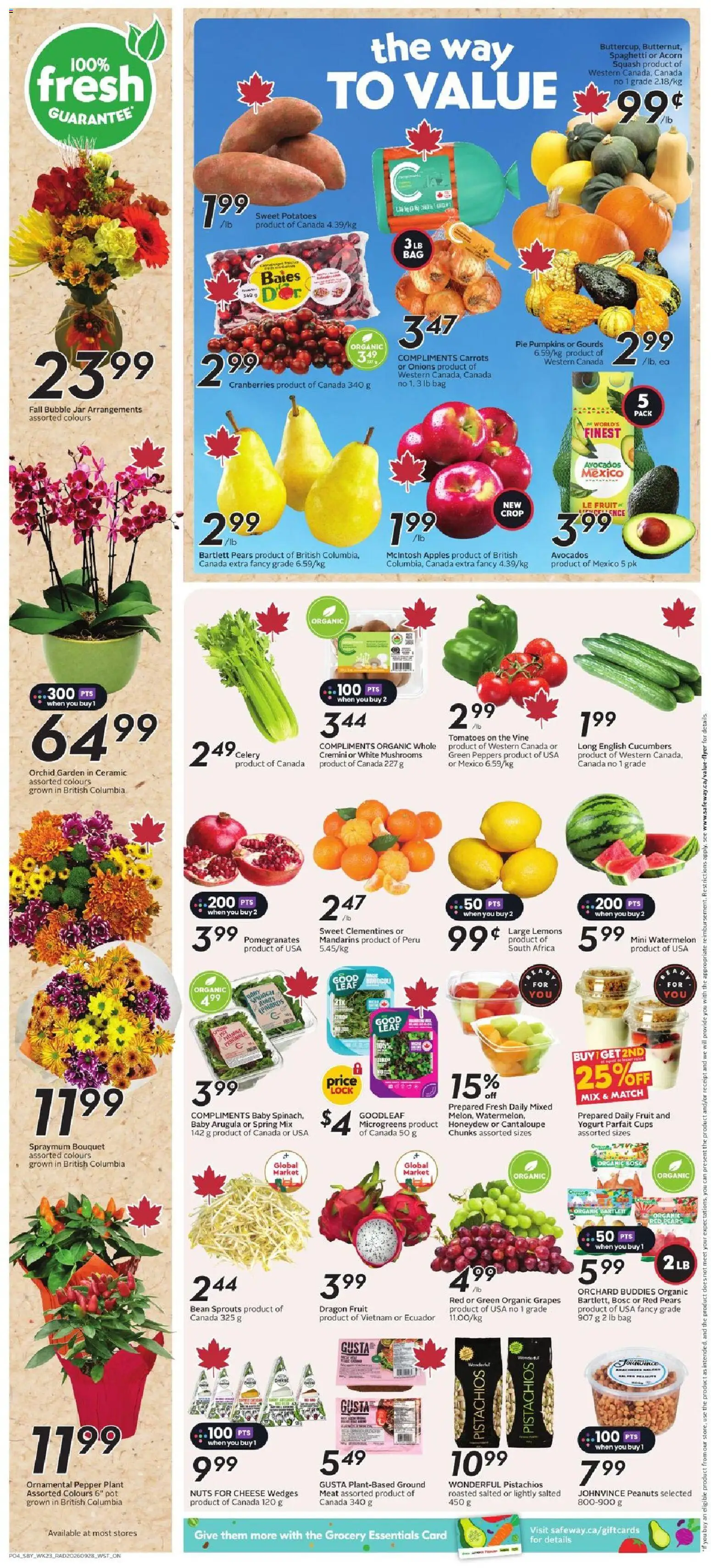 Safeway flyer valid from Oct 1, 2026 | Page: 6