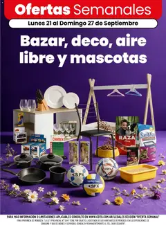 Vista previa Coto - Bazar, deco, aire libre y mascotas válido desde el 21/09/2026