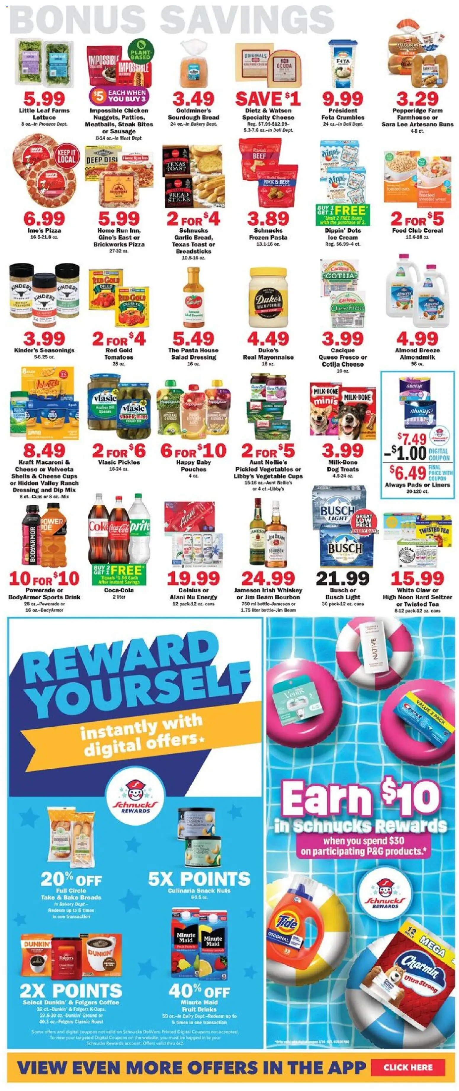 Schnucks Weekly Print Ad - MO - valid from 27.05.2026 | Page: 5 | Products: Cheese, Pork, Beef, Mayonnaise