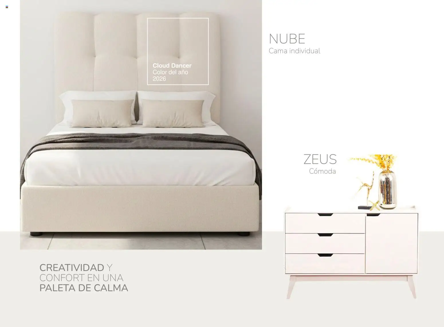 Nuevas ofertas de Muebles Dico válidas en toda la República Mexicana desde el 30/01/2026. ¡Encuentra las mejores ofertas en Muebles Dico catálogo Cloud Dancer Color del año 2026! | Página: 12 | Productos: Cómoda, Paleta, Cama