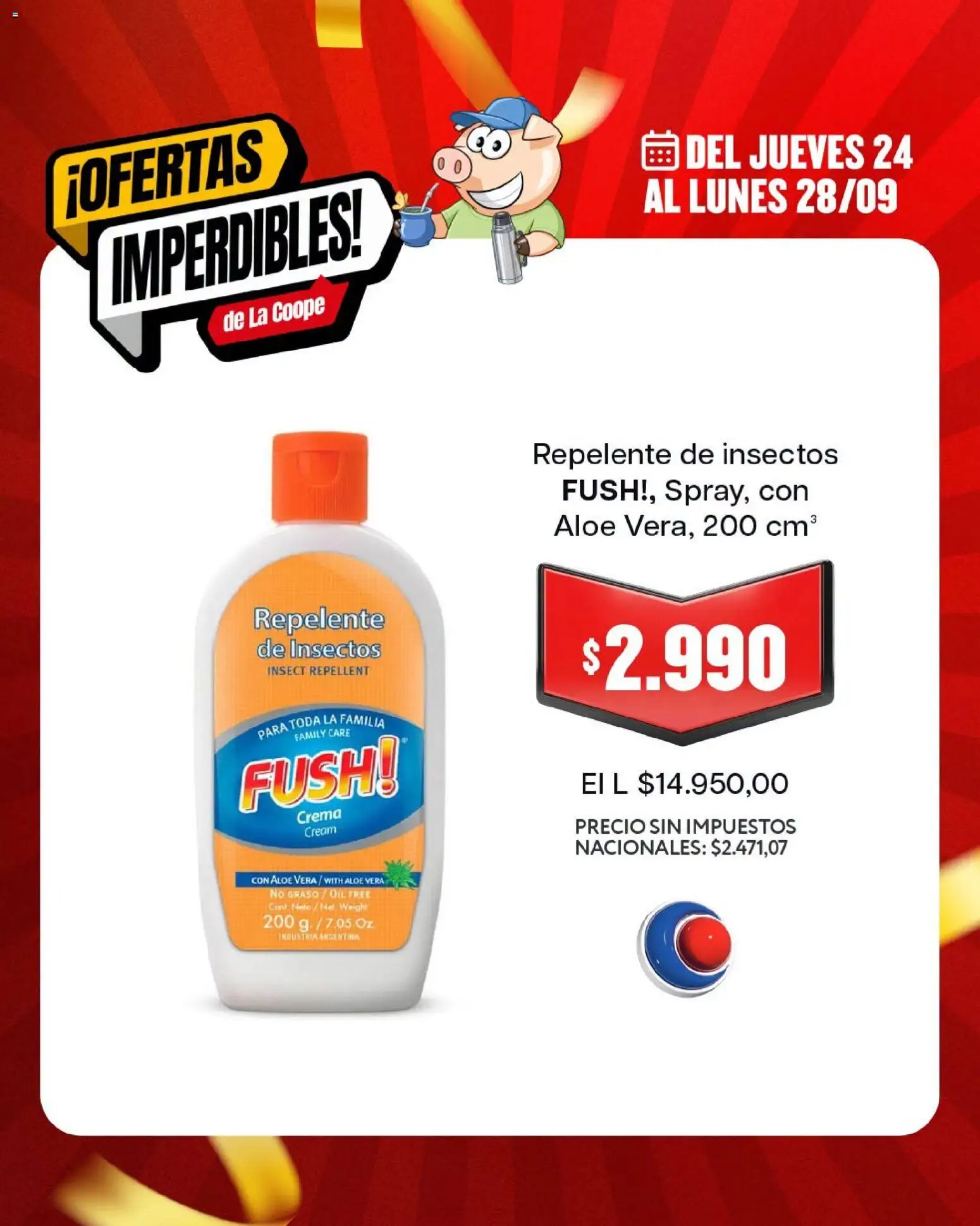 Cooperativa Obrera catálogo │ válido desde el 24/09/2026 | Página: 8 | Productos: Repelente, Repelente de insectos, Aloe Vera, Crema