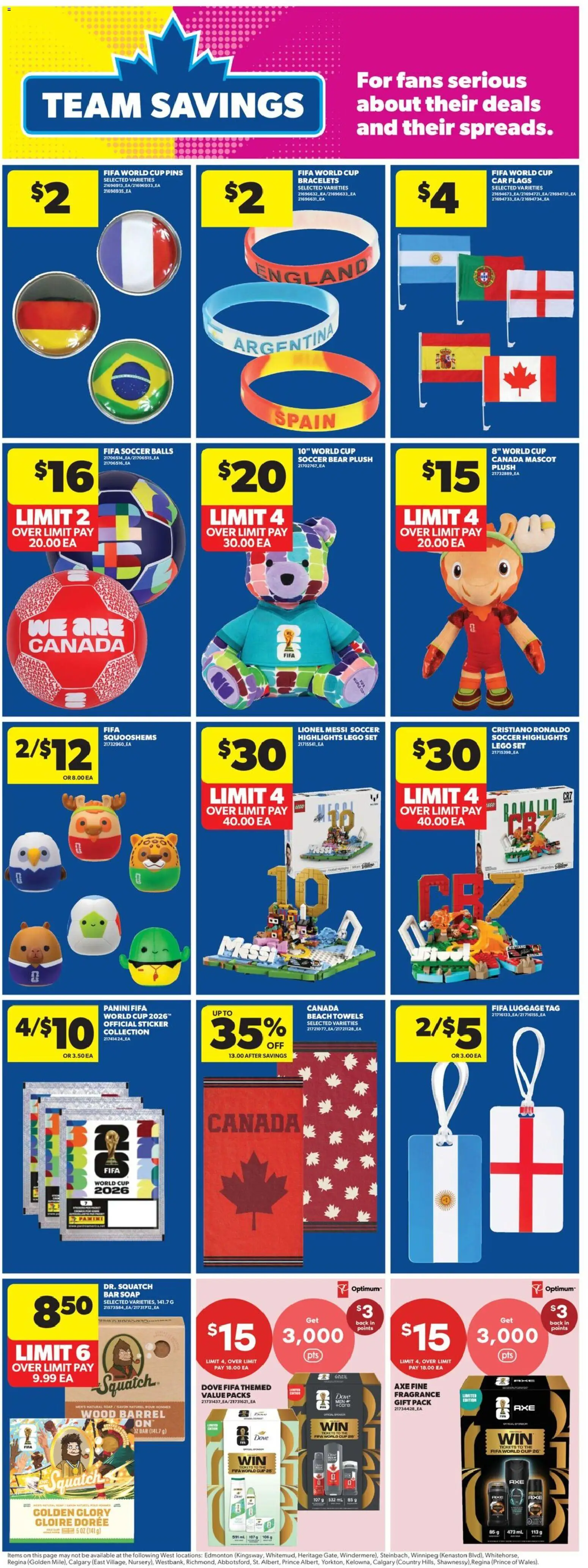 Real Canadian Superstore flyer valid from 11.06.2026 | Page: 16 | Products: Luggage, Fragrance, Soap