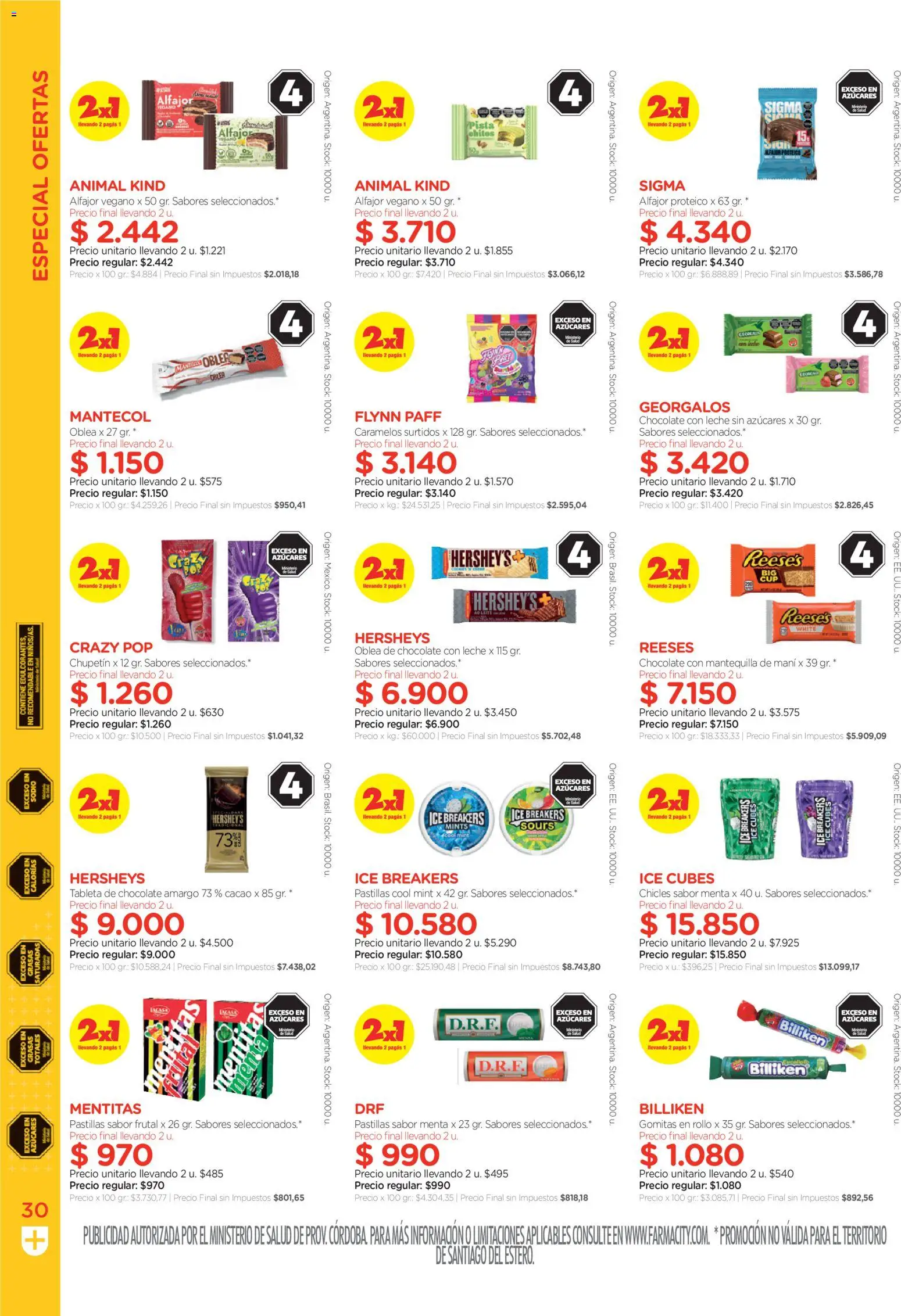 Farmacity catálogo │ válido desde el 02.06.2026 | Página: 30 | Productos: Mani, Leche, Chocolate, Alfajor