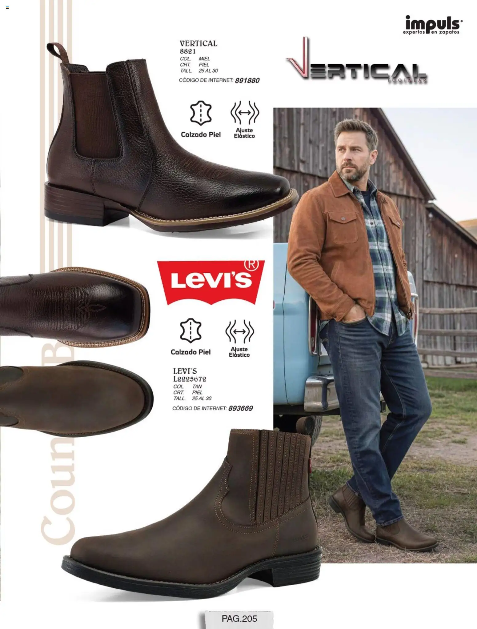 Nuevas ofertas de Impuls válidas en toda la República Mexicana desde el 01/07/2026. ¡Encuentra las mejores ofertas en Impuls catálogo Caballero! | Página: 207 | Productos: Zapatos