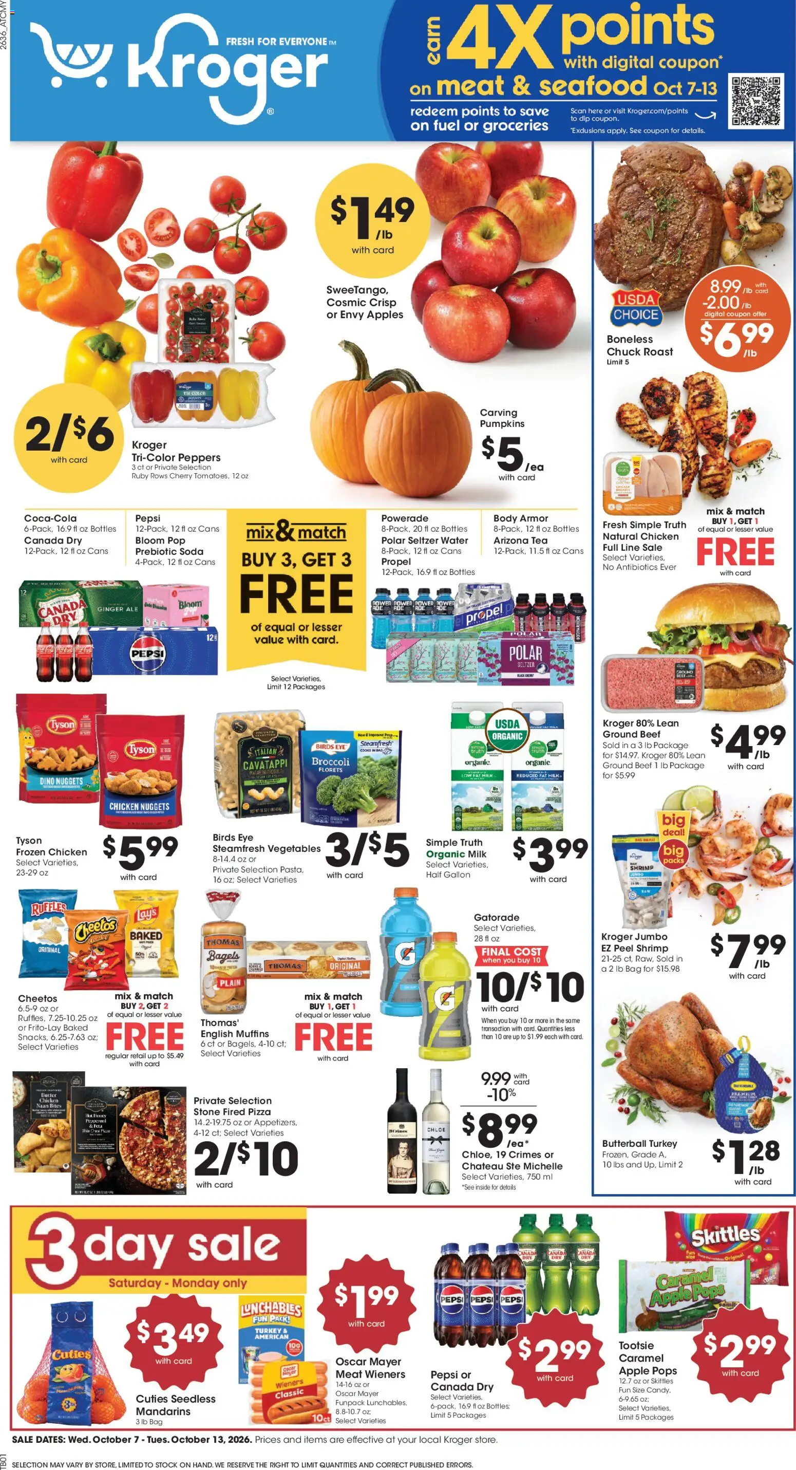 Kroger Weekly Ad - valid from 10/07/2026 | Page: 1