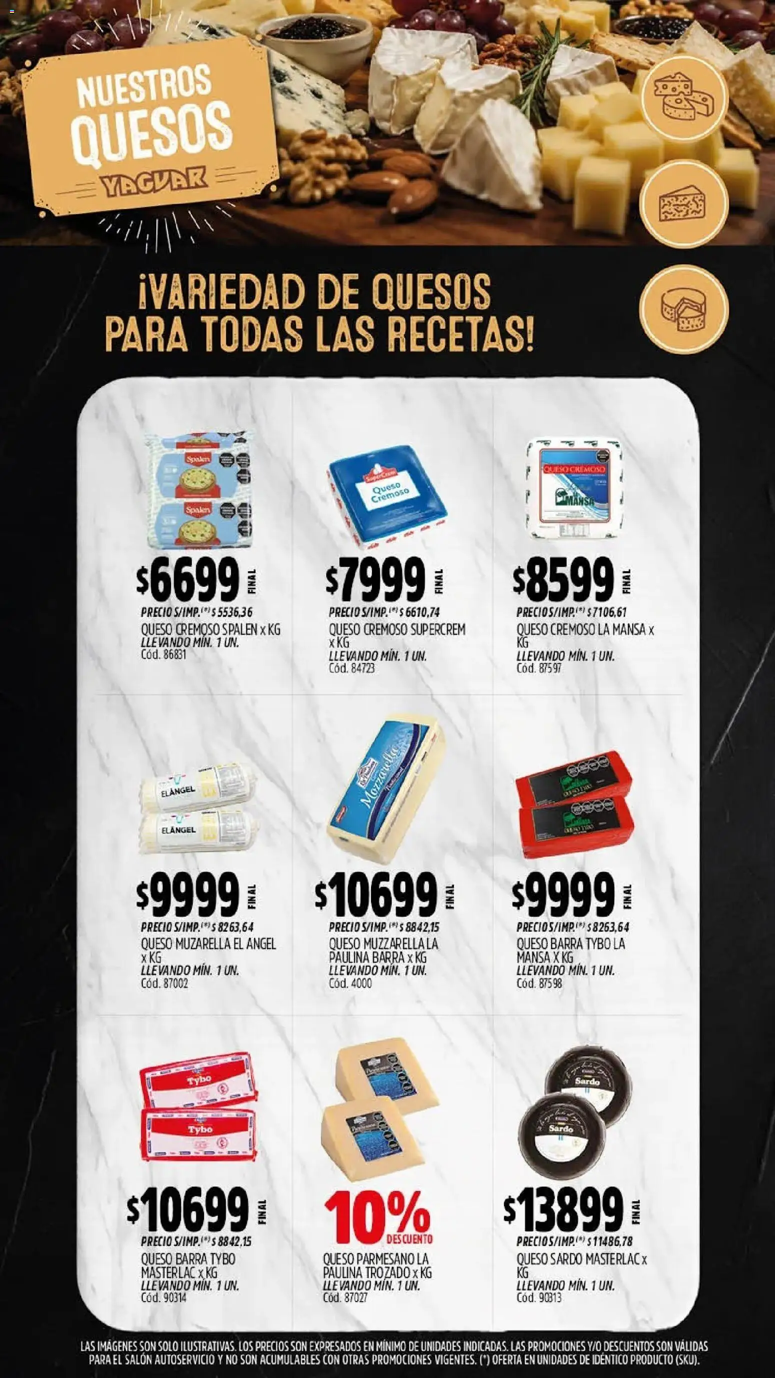 Yaguar - Oferta Semanal Parque Chacabuco │ válido desde el 03/08/2026 | Página: 8 | Productos: Queso