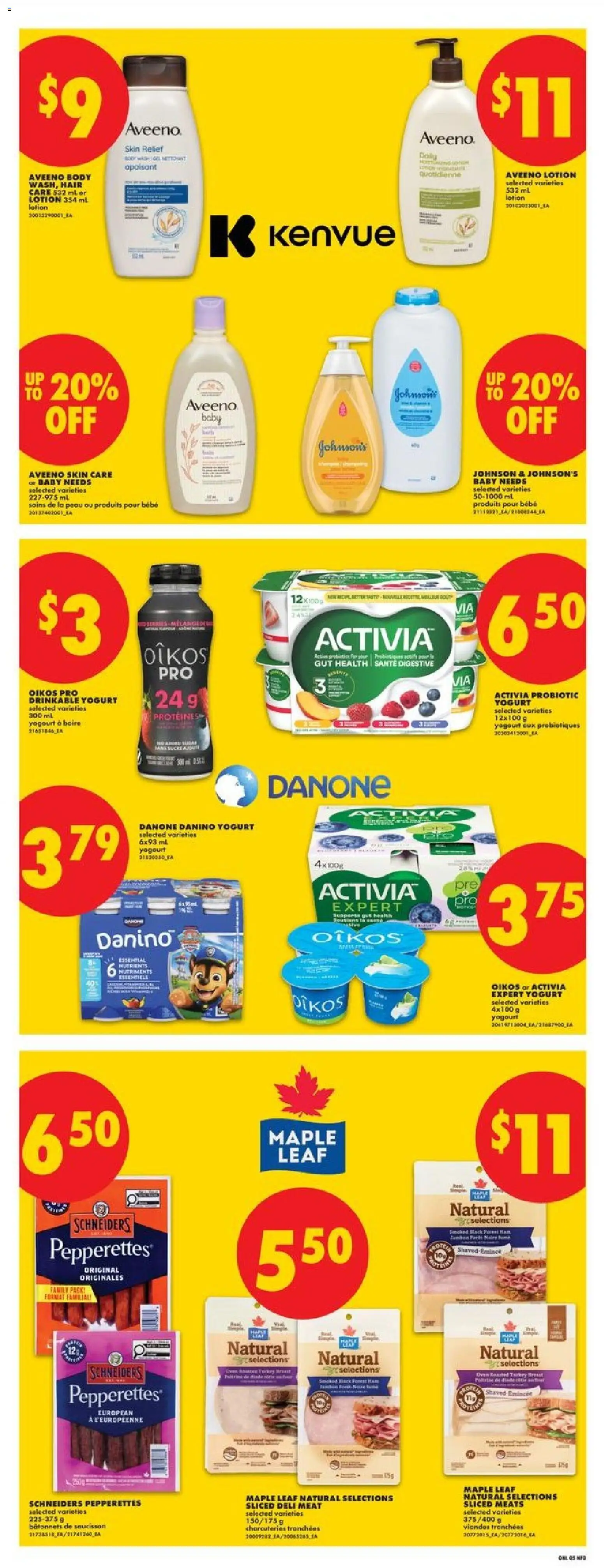 No Frills flyer valid from Sep 3, 2026 | Page: 12 | Products: Meat, Yogurt