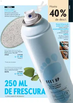 Vista previa de folleto Oriflame catálogo - Campaña 9 de la Oriflame válido desde 20/06/2026 | Página: 115 | Productos: Exfoliante, Antitranspirante, Aceite