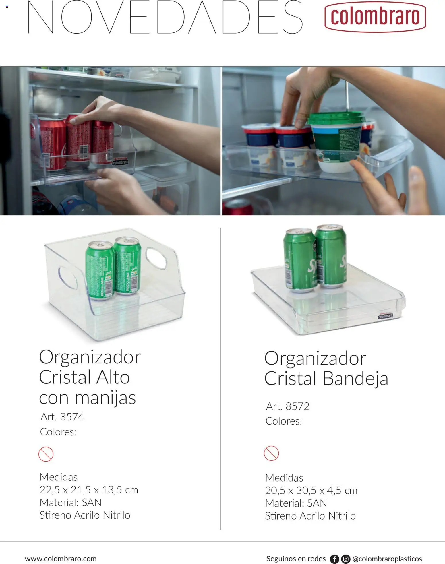 Colombraro - Novedades 2026 │ válido desde el 01/09/2026 | Página: 6 | Productos: Organizador, Bandeja