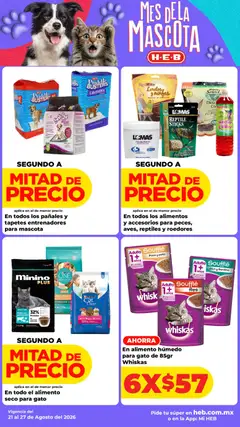 Vista previa de H-E-B folleto, nuevo folleto de la tienda, válido en México a partir del 21/08/2026 | Página: 13 | Productos: Pollo, Leche, Pañales, Alimentos