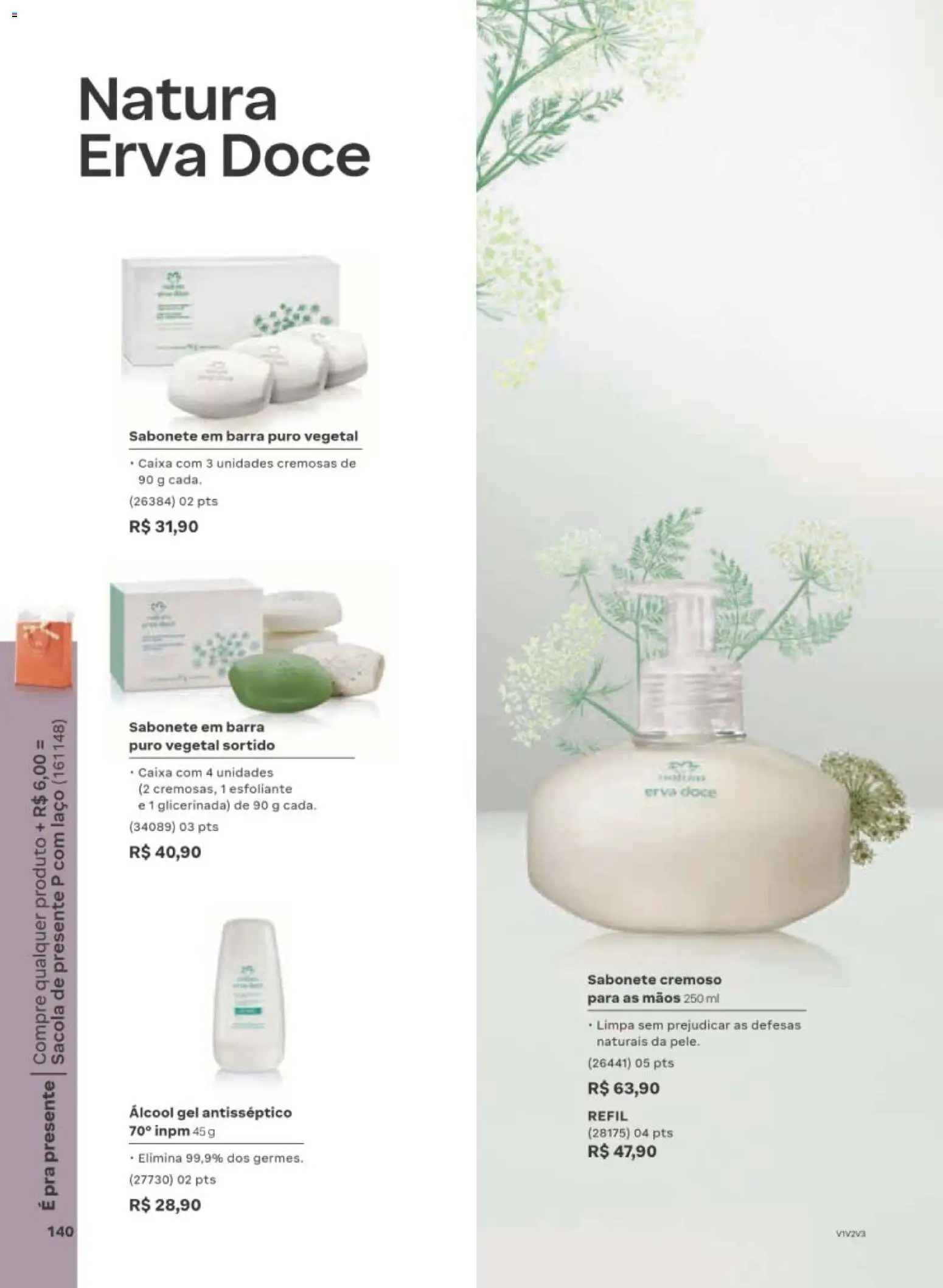 Natura Folheto - válido de 29/06/2026 | Página: 140 | Produtos: Caixa, Sabonete