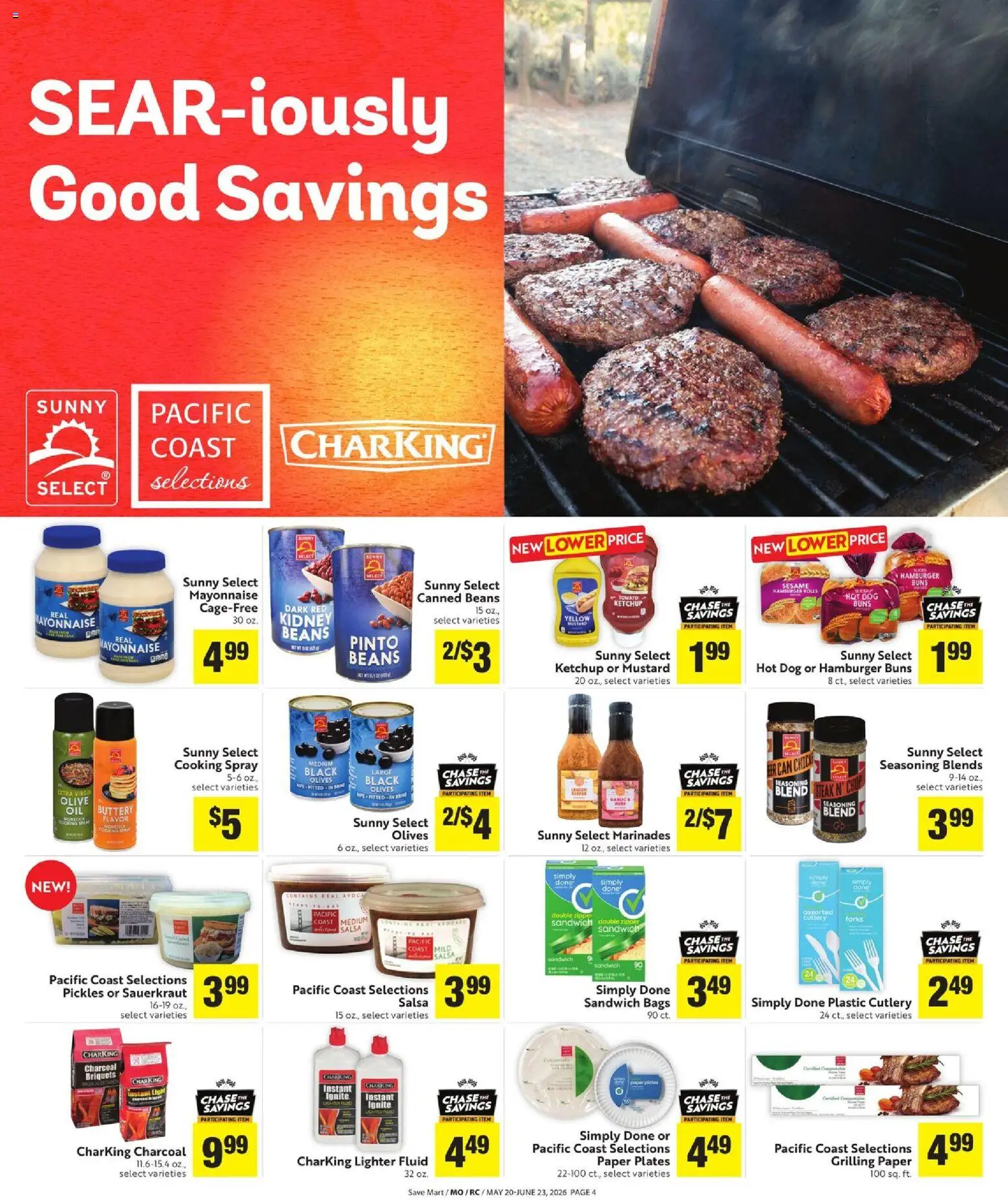 Save Mart Online Savings Guide - valid from 20.05.2026 | Page: 4 | Products: Ketchup, Mayonnaise, Garlic, Lighter