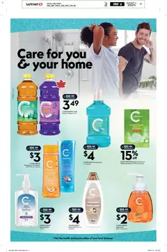 Preview of Safeway - Health & Beauty from shop Safeway valid from Aug 13, 2026 | Page: 7 | Products: Hand sanitizer, Shampoo, Body wash, Vanilla