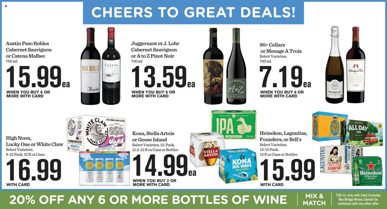 Mariano's Weekly Ad - valid from 17.06.2026 | Page: 12 | Products: Wine, Beer