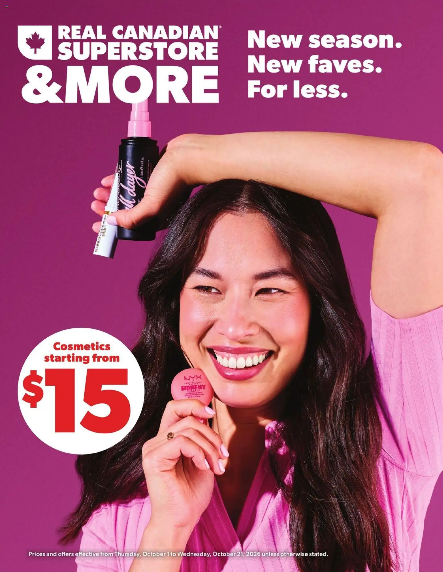 Real Canadian Superstore flyer valid from Oct 1, 2026 | Page: 1