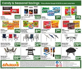 Preview of Shaw's weekly ads valid from 08.04.2026 | Page: 16 | Products: Chair, Salt, Pc, Bag