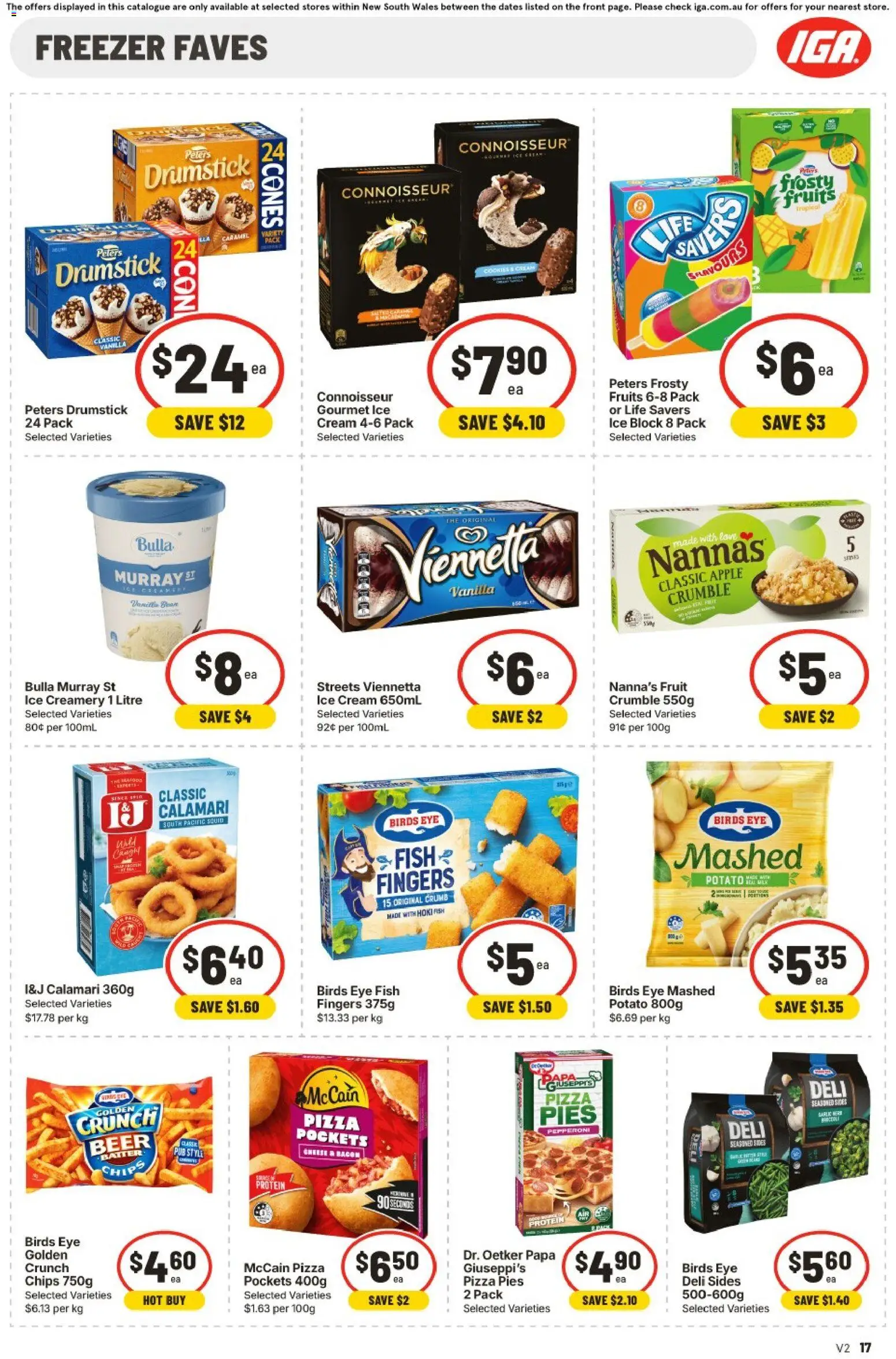 IGA catalogue - valid from 26/08/2026 | Page: 15 | Products: Protein, Cheese, Fish, Vanilla