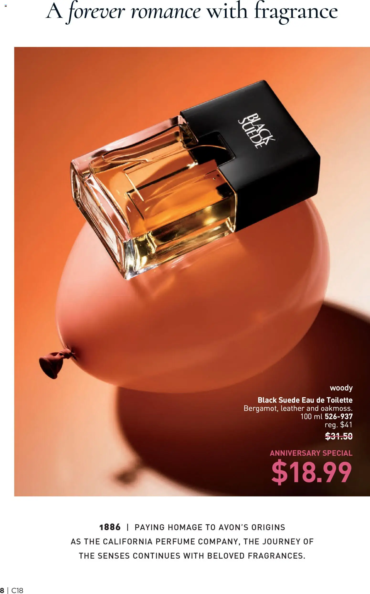 Avon flyer valid from Aug 27, 2026 | Page: 8 | Products: Perfume, Fragrance, Eau de toilette, Toilette