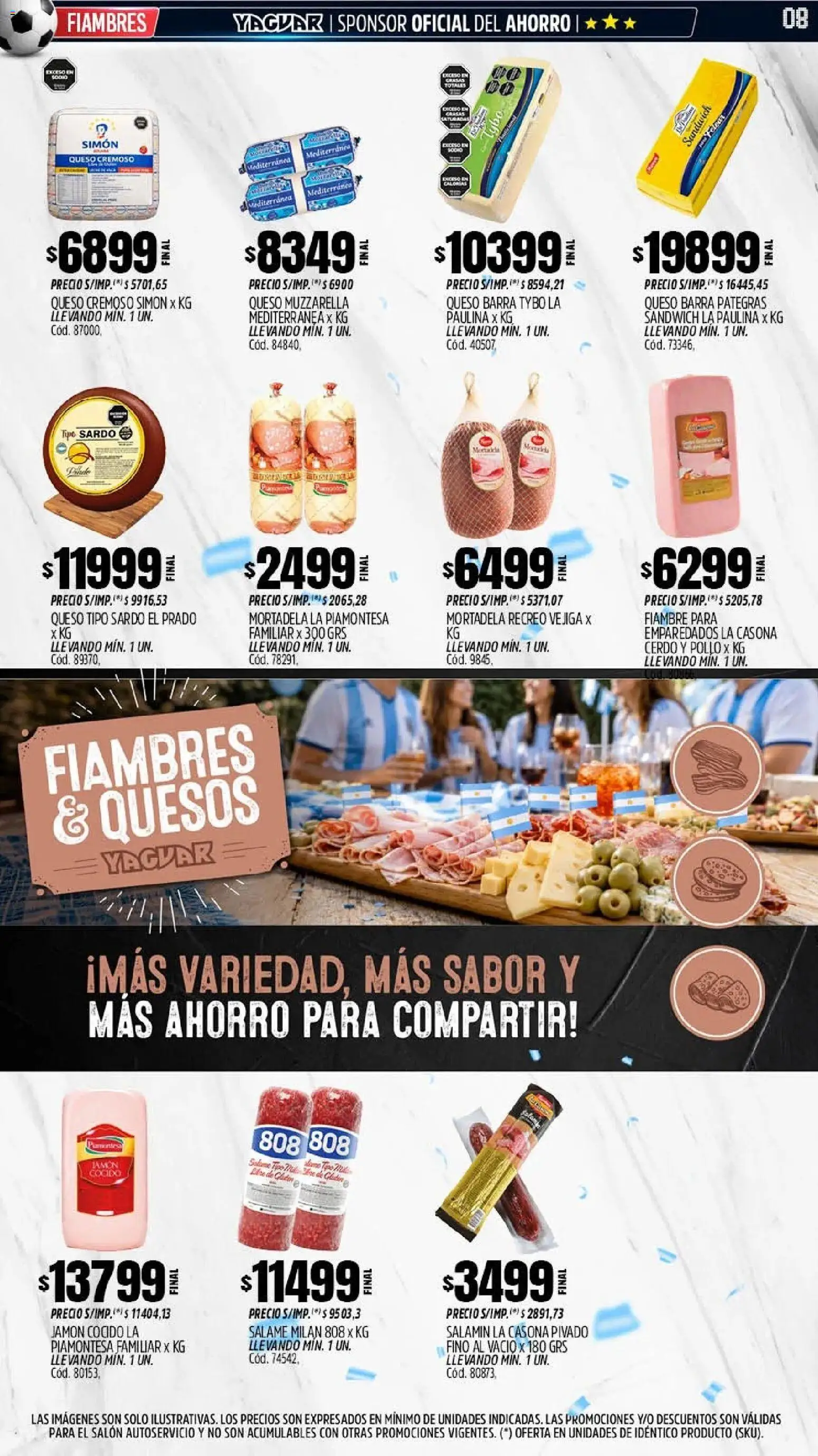 Yaguar - Oferta Semanal Misiones │ válido desde el 15.06.2026 | Página: 7 | Productos: Pollo, Muzzarella, Salame, Cerdo