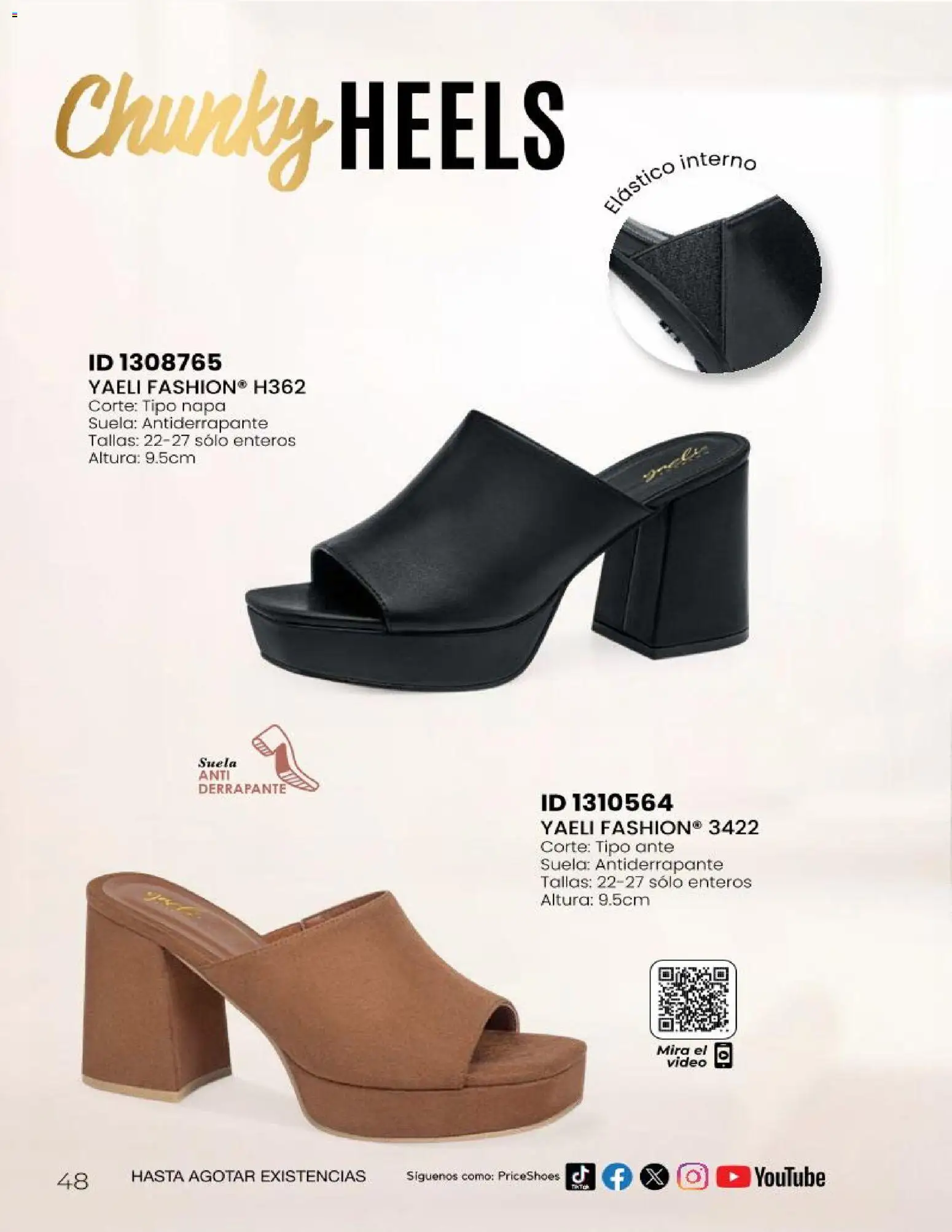 Nuevas ofertas de Price Shoes válidas en toda la República Mexicana desde el 23.04.2026. ¡Encuentra las mejores ofertas en Price Shoes catálogo Sandalias Fiesta & Vestir! | Página: 48 | Productos: Video