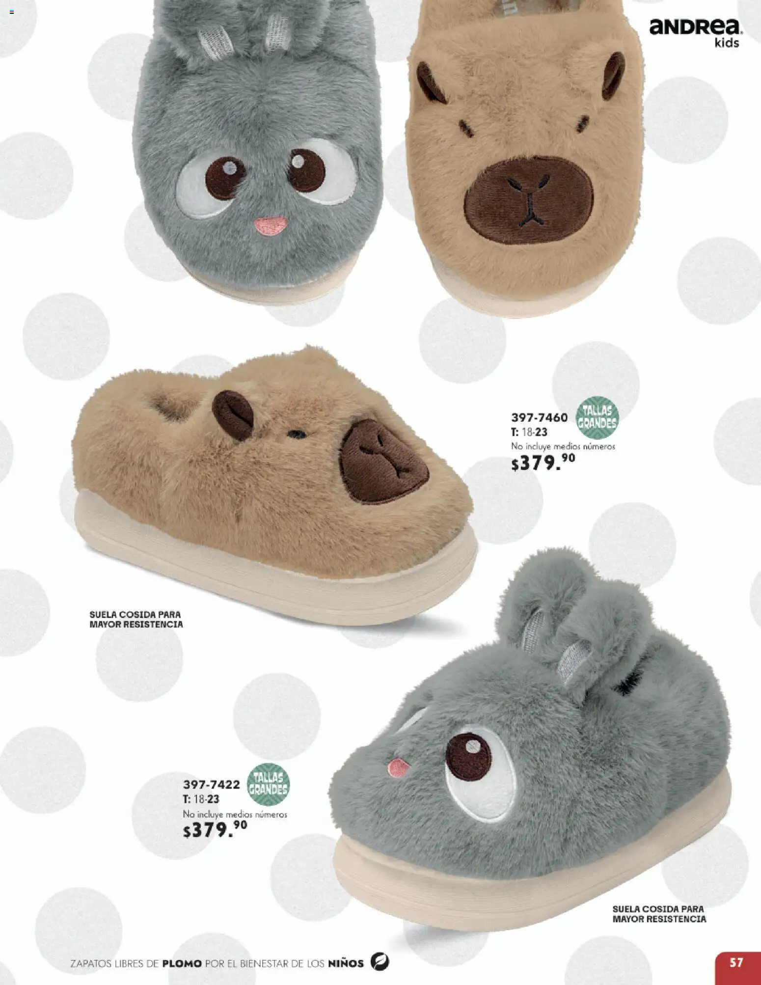 Nuevas ofertas de Andrea válidas en toda la República Mexicana desde el 23/08/2026. ¡Encuentra las mejores ofertas en Andrea catálogo Infantil! | Página: 57