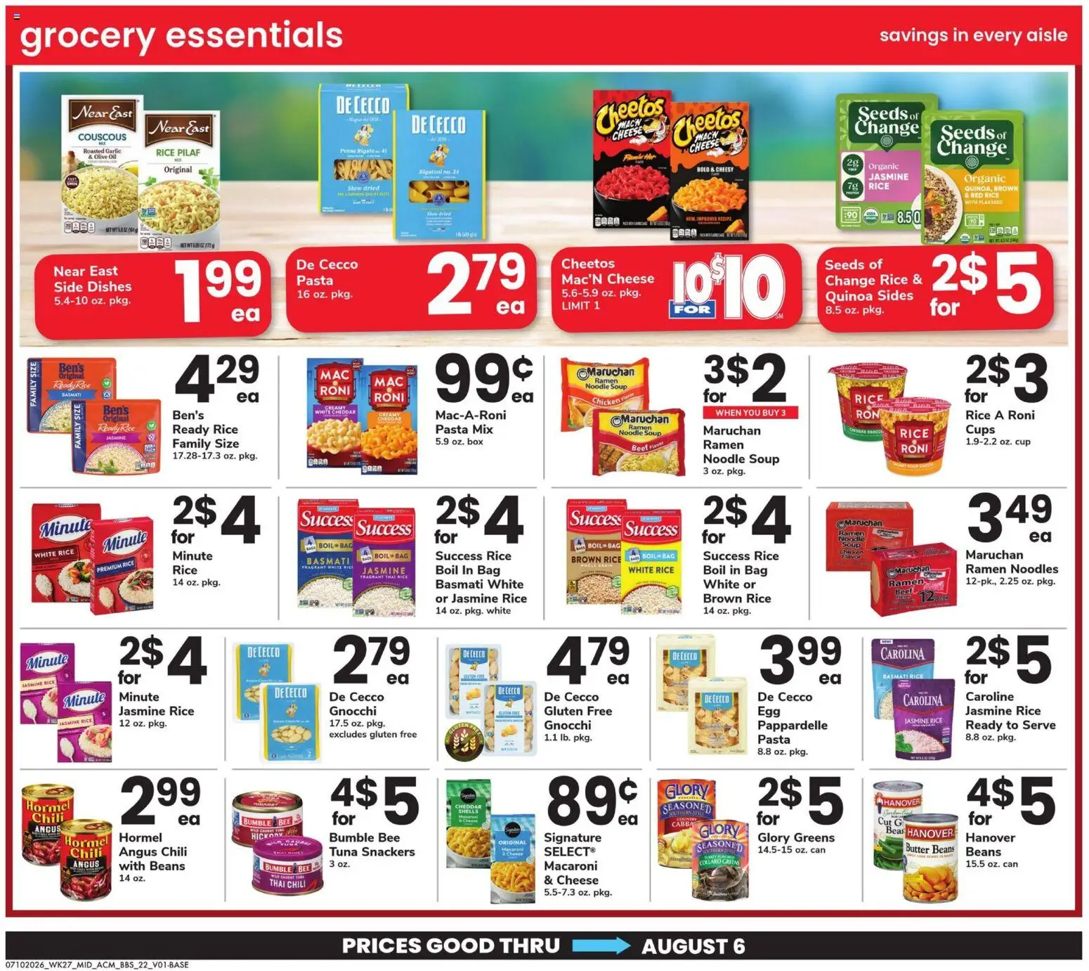 Acme Big Book of Savings - valid from 07/10/2026 | Page: 22 | Products: Rice, Noodles, Pasta, Garlic