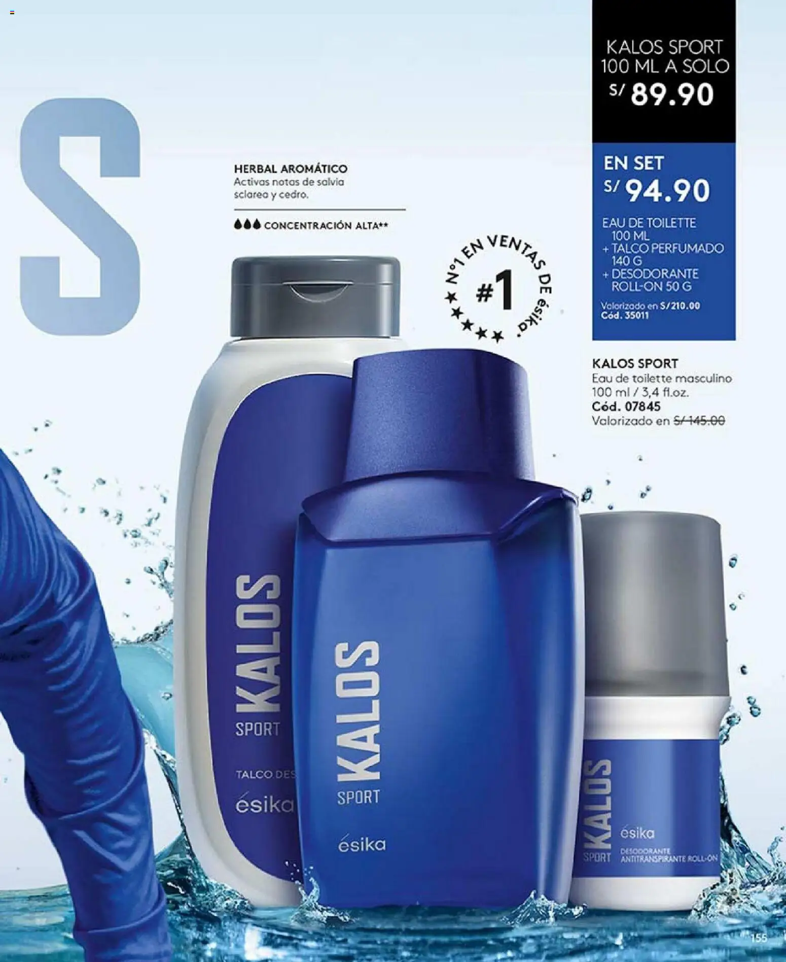 Catálogo Ésika válido desde 04/04/2026 | Página: 167 | Productos: Desodorante, Antitranspirante, EAU de Toilette