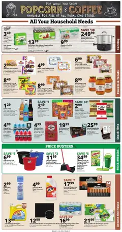 Preview of Rural King weekly ads valid from 07/09/2026 | Page: 10 | Products: Coffee, Chips, Water, Salt