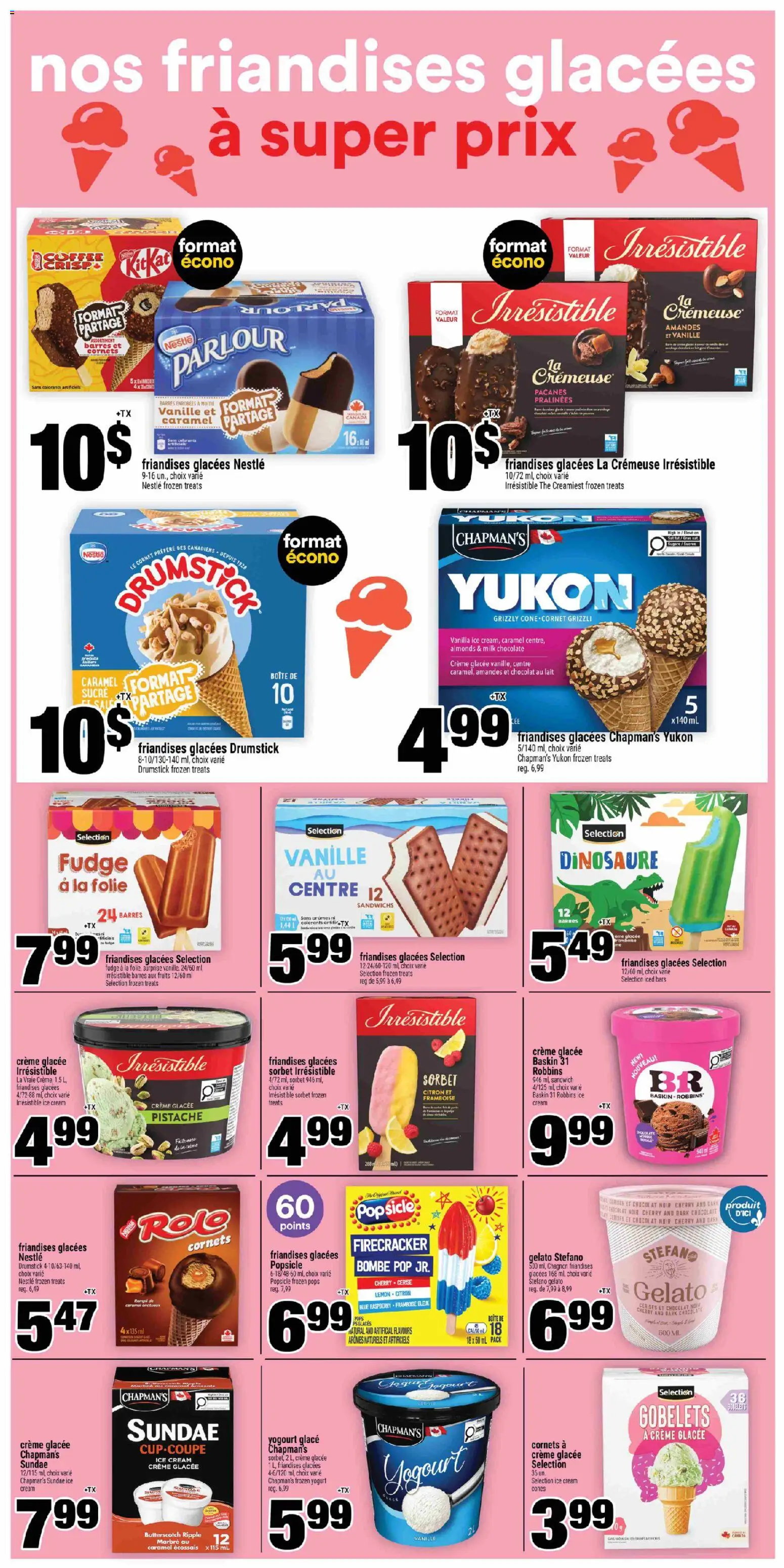 Super C flyer valid from Jul 2, 2026 | Page: 8 | Products: Cream, Ice cream, Yogurt, Chocolate