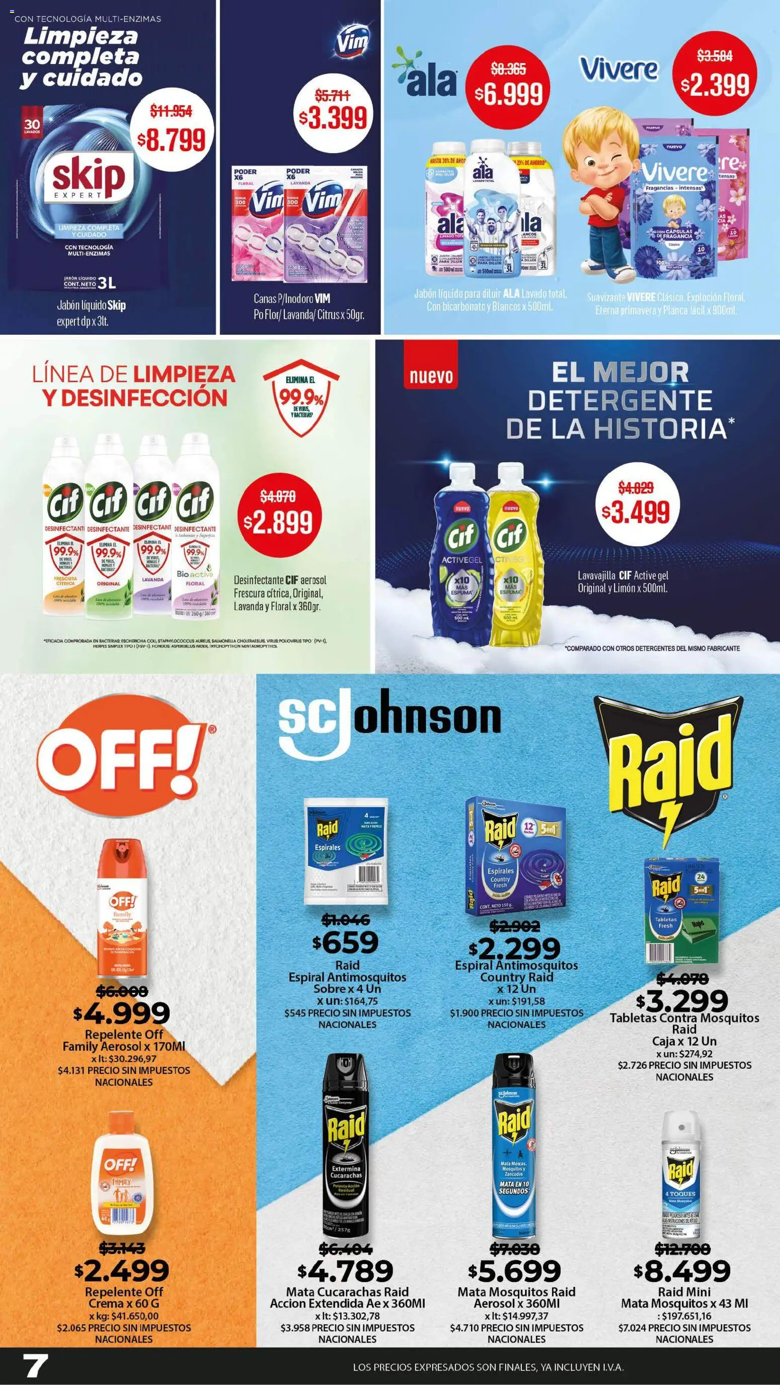 Makro ofertas especiales │ válido desde el 10/09/2026 | Página: 7 | Productos: Desinfectante, Caja, Limón, Cápsulas
