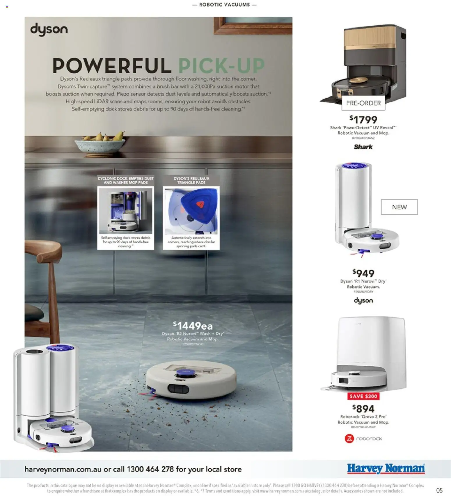Harvey Norman catalogue - valid from 01/10/2026 | Page: 5 | Products: Mop, Brush, Accessories, Robot